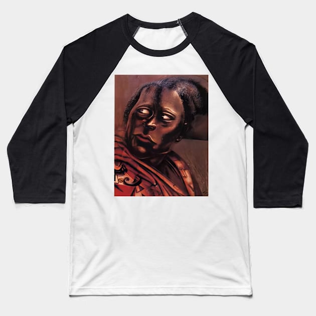 head of a woman 1936 - David Alfaro Siqueiros Baseball T-Shirt by Kollagio